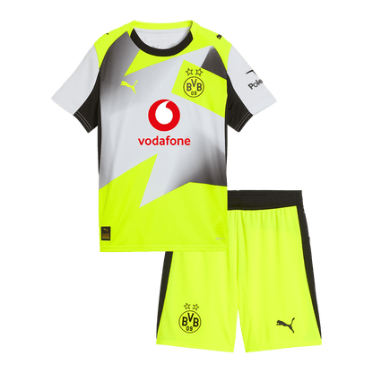Conjunto Infantil Borussia Dortmund 2025/26 Segunda Equipación camiseta de fútbol