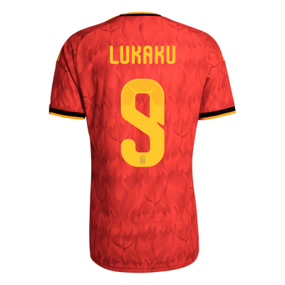 Camiseta Auténtica LUKAKU #9 Belgium 2026 Primera Equipación Copa del Mundo - Version Jugador