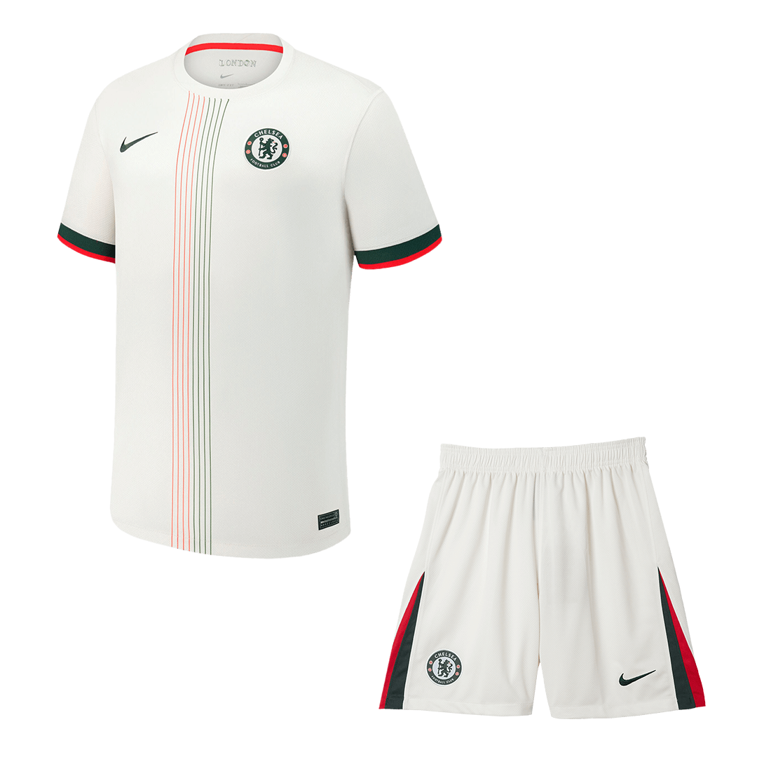 Conjunto Chelsea 
2025/26 Segunda Equipación camiseta de fútbol