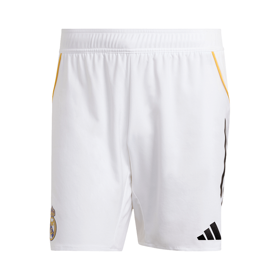 Conjunto Auténtico Real Madrid 2025/26 Primera Equipación (Camiseta + Pantalón Corto)-Camisetas Pasion Shop