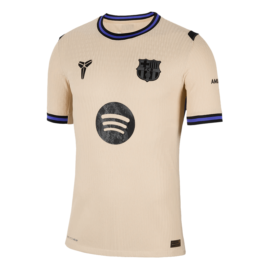 UCL Camiseta Auténtica ROONY #28 Barcelona 2025/26 Segunda Equipación - Version Jugador