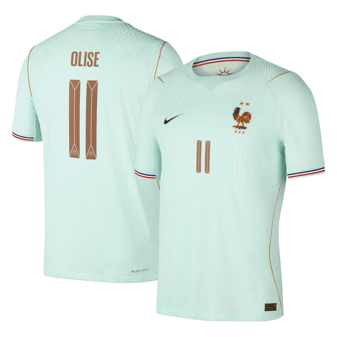 Camiseta Auténtica OLISE #11 France 2026 Segunda Equipación Copa del Mundo - Version Jugador