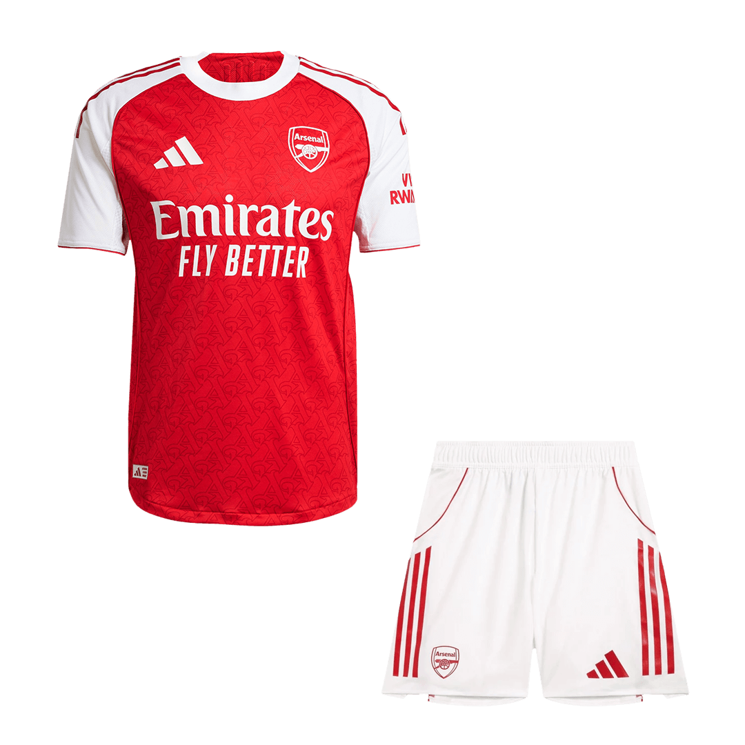 Conjunto Auténtico Arsenal 2025/26 Primera Equipación camiseta de fútbol