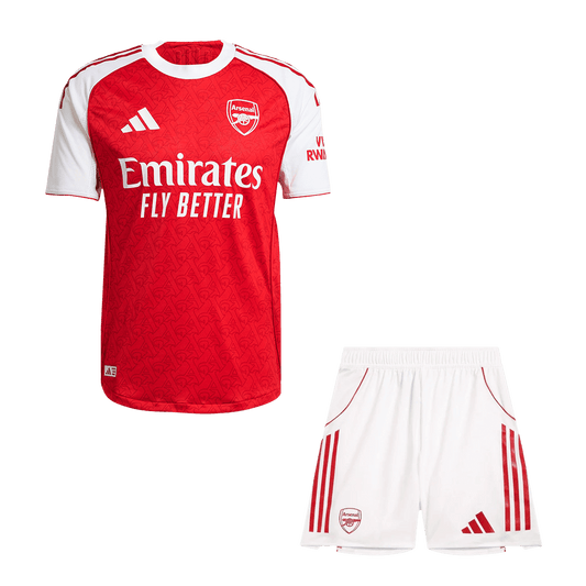 Conjunto Auténtico Arsenal 2025/26 Primera Equipación camiseta de fútbol