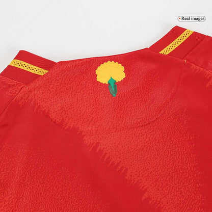 Auténtica LAMINE YAMAL #19 España 2024 Primera Equipacion - Version Jugador